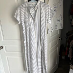 COS Striped Maxi Shirt Dress 8